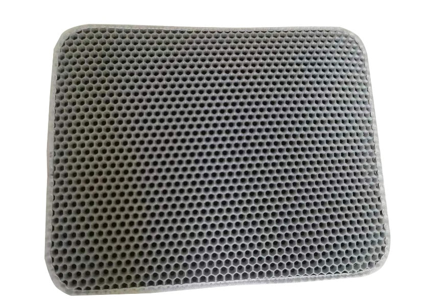 Double-Layer Folded Cat Litter Mat