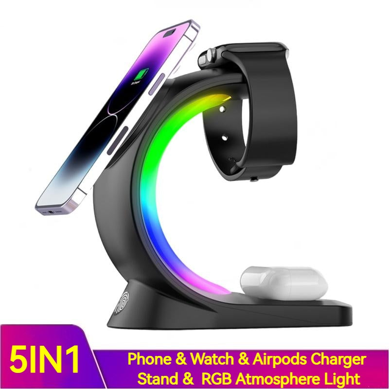 4-In-1 Magnetic Wireless Charging Station