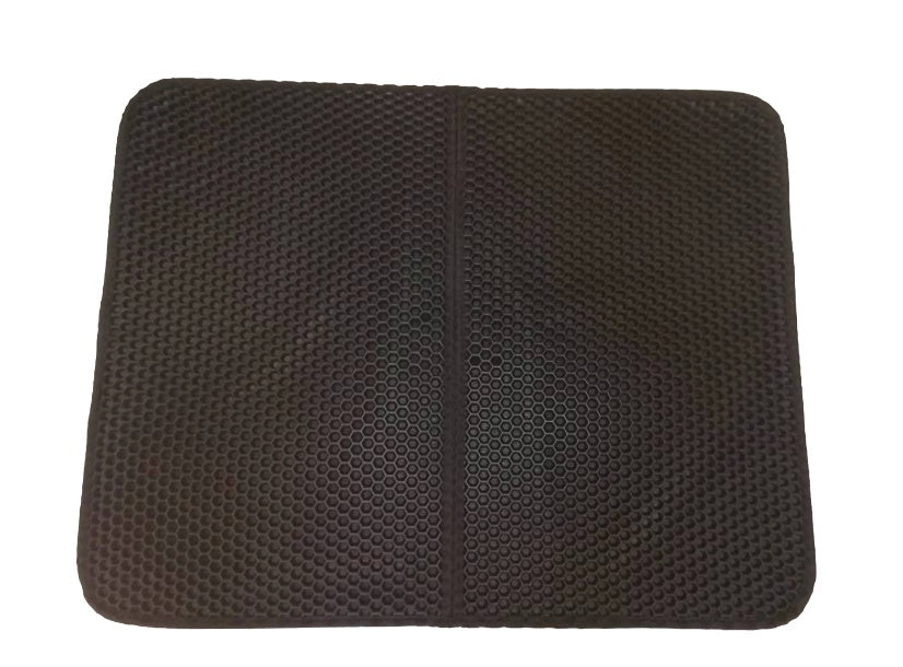 Double-Layer Folded Cat Litter Mat